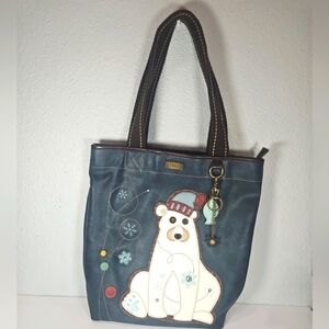 Chala Polar Bear Everyday Zip Purse With Keychains